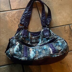 ANGEL BARCELO PEACOCK HANDBAG